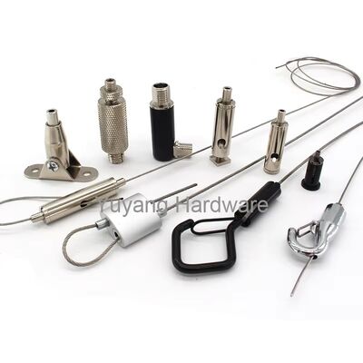 Factory Price Suspension Cable Grippers Stainless Steel Wire Universal Brass Cable Gripper Hanging Kit Hook Hanging System