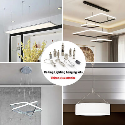 Most Popular Stainless Steel Hanging Kit with Lighting Suspension Cable Grippers Cable Clips