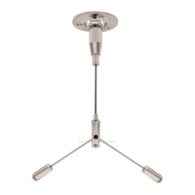 Ceiling Cable Hanging Kit Steel Wire Cable Suspension Set Suitable for Hanging Lamps, Billboards, Panels, Etc.