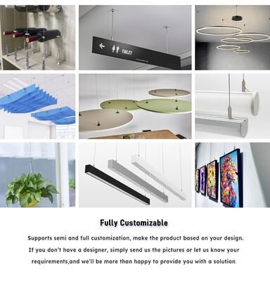 Hanging Kit With Looping Ceiling Suspension Set Steel Wire Cable Adjustable Lights Suspension Kit Lighting Hanging System