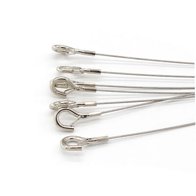 Hanging Kit Suspension Kit Stainless Steel Wire with Adjuster Aircraft Looping Cable Lock Loop Cable Safety Cable Grip Lock Wire