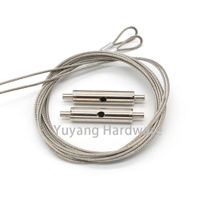 Hot Sales Stainless Steel Wire Rope Hanging Kit Looping Cable Gripper Ceiling Light Hanging Kit Cable Clips Product Category