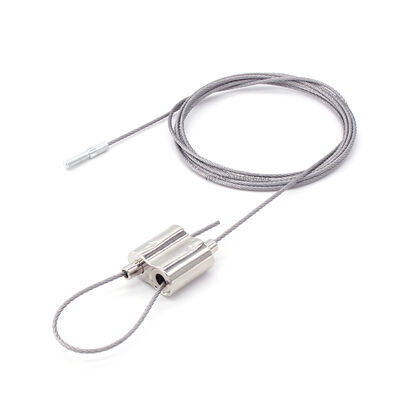 Steel Loop Cable with Adjustable Two Way Gripper Suspension Cable Kit High Strength Wire Locking Cable Kit
