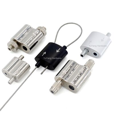 Stainless Steel Wire Rope Two Way Cable Gripper Suspension Cable Kit Custom Loop Gripper for Hanging System