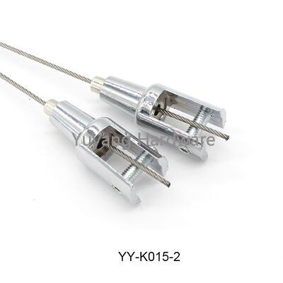 Panel Sign Gripper Suspension Kit  Ceiling Wire Rope Suspension Kit for Hanging Picture