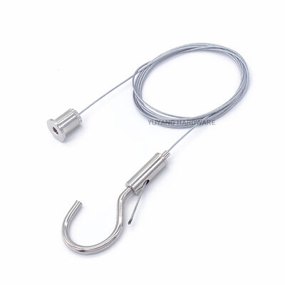 OEM Adjustable Size Hanging Kit with Hook Stainless Steel Wire Cable Suspension Kit for Hanging System