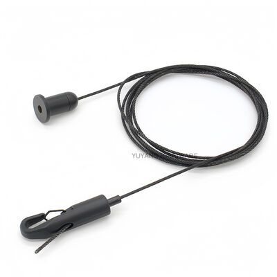 Adjustable Size Picture Hanging Kit with Cable Gripper and Hook - Suspension Cable Grippers for Art and Frames