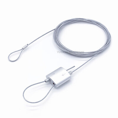 Customized Indoor Hanging System Adjustable Load-bearing Cable Suspension Kit Featuring Wire Rope Looping Gripper Cable Clips