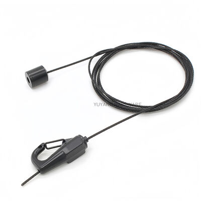 OEM Stainless Steel Wire Rope  Cable Gripper Hook Cable Gripper Ceiling Hanging Kits