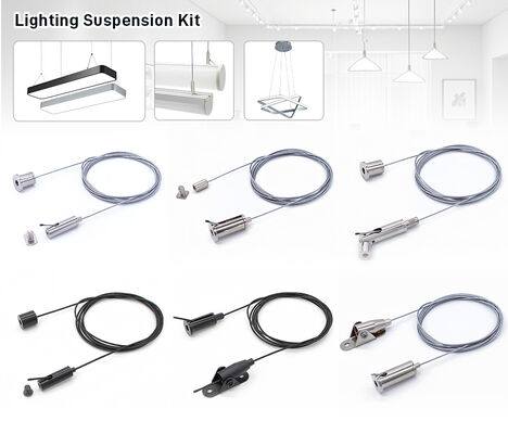 OEM Stainless Steel Wire Rope  Cable Gripper Hook Cable Gripper Ceiling Hanging Kits