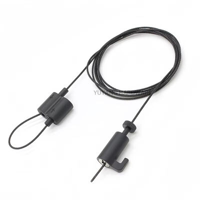 Black Coated Metal Hook Ceiling Suspension System Side Exit Ceiling Griper with Snap Hook