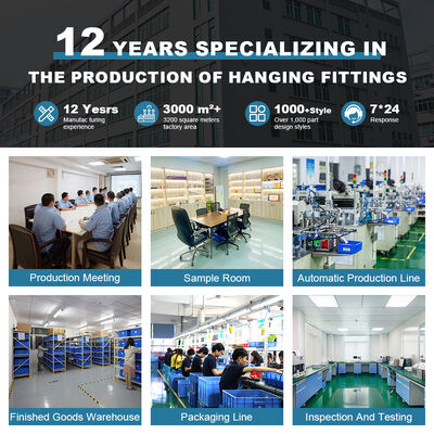 LED Panel Cable Suspension Kit Custom Length Forked Wire Rope Hanging Cable Kit Y-shaped Cross Cable Gripper