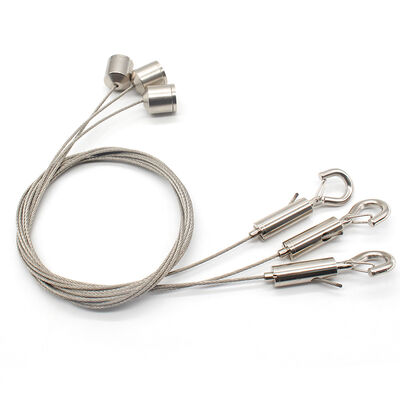 Hot Sales Hanging Kit  Lighting Accessories Brass Adjustable Hook Cable Gripper for Cable Hanging Kit