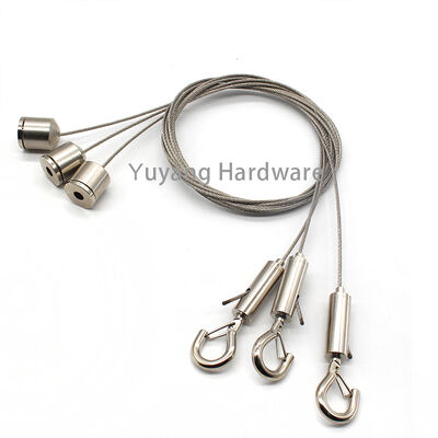 Hot Sales Hanging Kit  Lighting Accessories Brass Adjustable Hook Cable Gripper for Cable Hanging Kit