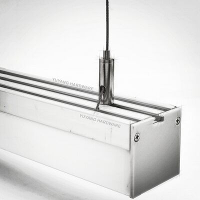 Hot Sales Adjustable Size Nickel Plated Hanging Kit Suspension Cable Gripper for Lighting Accessories for Hanging Lights