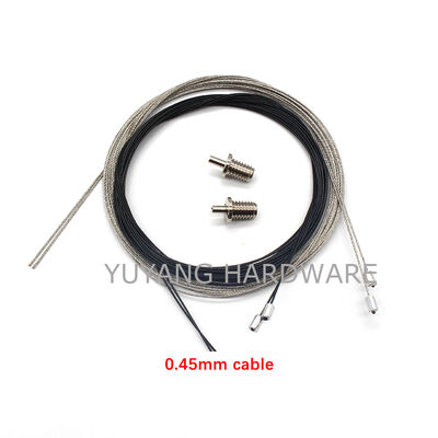 High Precision 0.45mm Mini Cable Gripper 0.5/0.6/0.7mm SUS304 Wire Rope Cable Hanging Kits