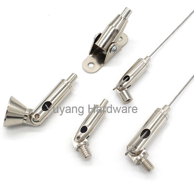 Factory Price Adjustable Cable Lock Steel Rope Hook Cable Gripper Lighting Suspension Kit Wire Hanging System
