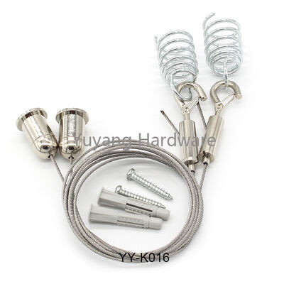 China  Manufacturer Hanging Cable Kit Led Light Hanging Kits Wire Rope Panel Suspension Kit