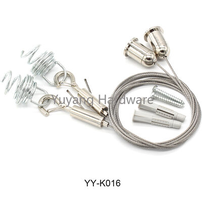 China  Manufacturer Hanging Cable Kit Led Light Hanging Kits Wire Rope Panel Suspension Kit