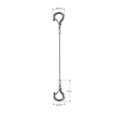 New Design Ceiling Hook Kit Adjustable Cable Hanging Kit Ceiling Lamp Attachment for Lights