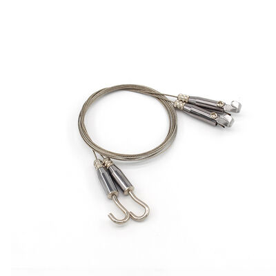 Aircraft Cable Gripper Hanging Light Kit for Banner From Ceiling to Fixture