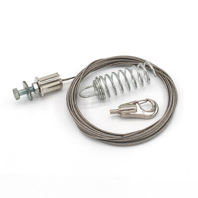 Aircraft Cable Gripper Hanging Light Kit for Banner From Ceiling to Fixture