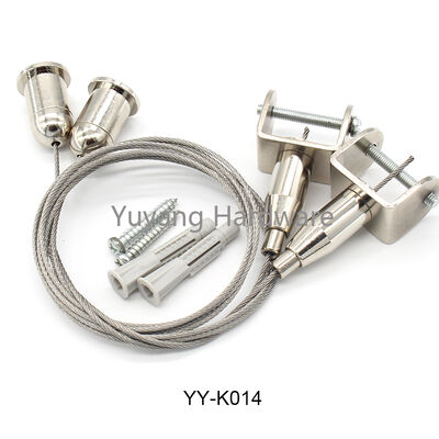 Factory-Priced Copper Wire Rope Sling Safety Cable Gripper Hanging Kit with Copper Wire Rope Clip for Cable Clips