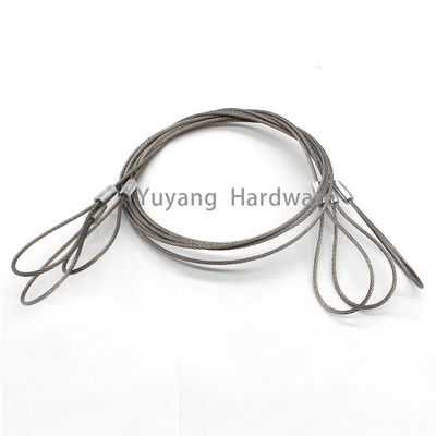 YUYANG Copper Wire Rope Clip Hanging Kit for Linear Lights-High Strength