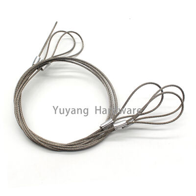 YUYANG Copper Wire Rope Clip Hanging Kit for Linear Lights-High Strength