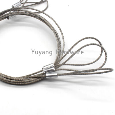 YUYANG Copper Wire Rope Clip Hanging Kit for Linear Lights-High Strength