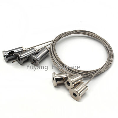 YUYANG Copper Wire Rope Clip Hanging Kit for Linear Lights-High Strength