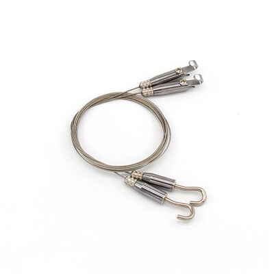 Flexible Suspended Adjustable Hook Cable Gripper Hanging Cable Kit Picture Hanging Kit