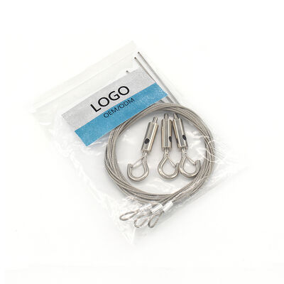 Flexible Suspended Adjustable Hook Cable Gripper Hanging Cable Kit Picture Hanging Kit