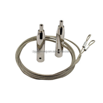 OEM Custom Luminaire Lighting Kit Acoustic Suspension with Brass Wire Cable Mounting and Hanging Stainless Steel