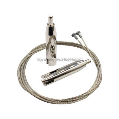 OEM Custom Luminaire Lighting Kit Acoustic Suspension with Brass Wire Cable Mounting and Hanging Stainless Steel