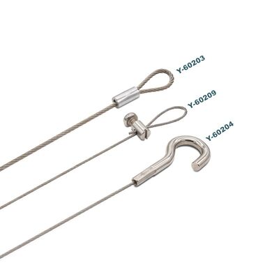 Factory 304 Stainless Steel Wire Rope Assembly AISI Welding Cutting Bending Waterproof Rust-proof Durable Hanging Steel Rope