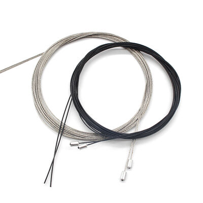 Customized Black Color Stainless Steel Wire Rope 304 Wire Rope 7*7 1mm/1.2mm/1.5mm/2mm /3mm  or More Diameter Wire Rope