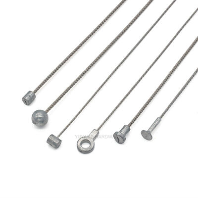 Steel Cable Assembly 7x19 Galvanized Wteel Wire Rope Sling With Loop