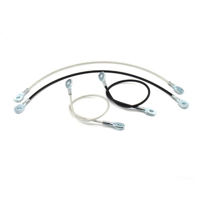 Double Tension Stamped Eyelets Steel Wire Rope Sling Aircraft Safety Cable Lanyard