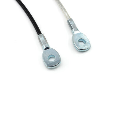 Double Tension Stamped Eyelets Steel Wire Rope Sling Aircraft Safety Cable Lanyard