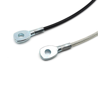 Double Tension Stamped Eyelets Steel Wire Rope Sling Aircraft Safety Cable Lanyard