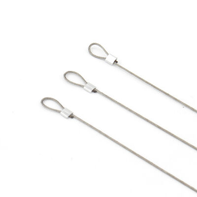 Custom Cable Assembly Lifting Sling Stainless Steel Wire Rope With Loop