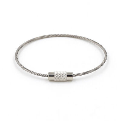 Stainless Steel Cable Ring Loop Connecting Metal Wire Ring Key Chain