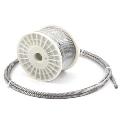 Good Supplier Insulated Cable Mechanical Wire Gripper Cable Hanging Steel Wire Rope for Led Light