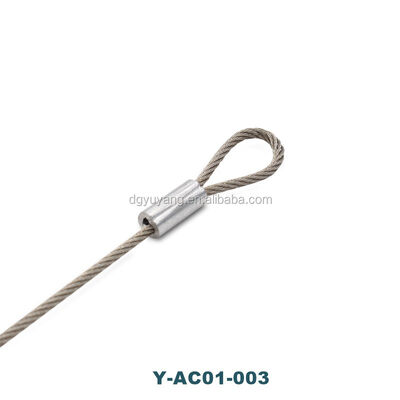 Stainless Steel Cable Gripper Light Suspension Kit Picture Hanging System Cable Clips