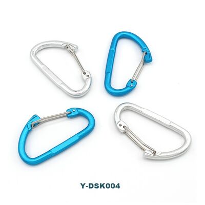 Water Bottle Holder D Shaped Aluminium Alloy Buckle Clips Carabiner Hook Aluminum Carabiner Clip