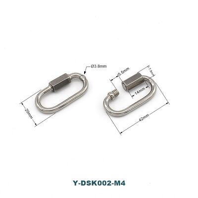 Stainless Steel and Brass Quick Link Snap Hooks Pet Keychain Hardware for Fabrication Services