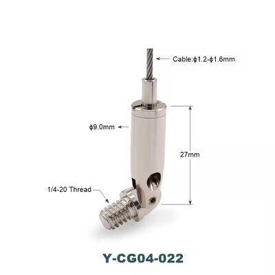 Customizable Universal Adjustable Grip Locks Cable Gripper Adjustable Swivel Joint Steel Cable Grippers