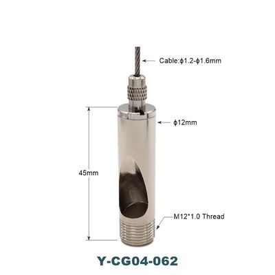 OEM Custom Brass Universal Adjustable Swivel Joint for Panel Light Fixture System As Cable Grippers for Wire Usage