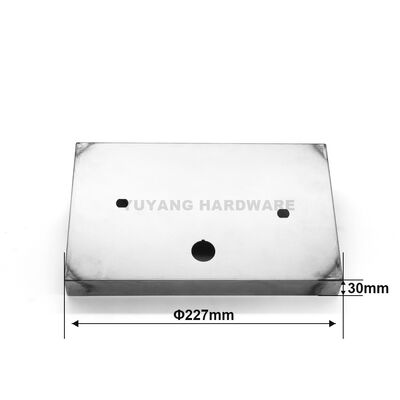 Factory Direct Square Ceiling Custom Color Metal Canopy Square Ceiling Mounting Plate for Linear Pendants